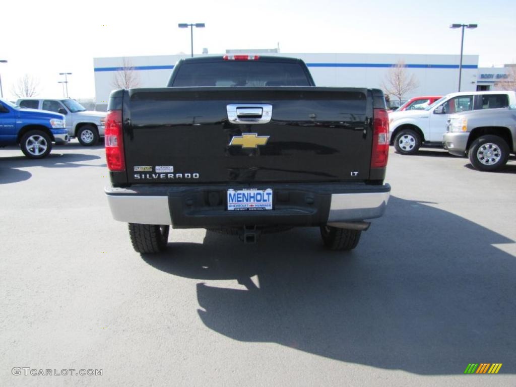 2009 Silverado 1500 LT Extended Cab 4x4 - Black / Ebony photo #3