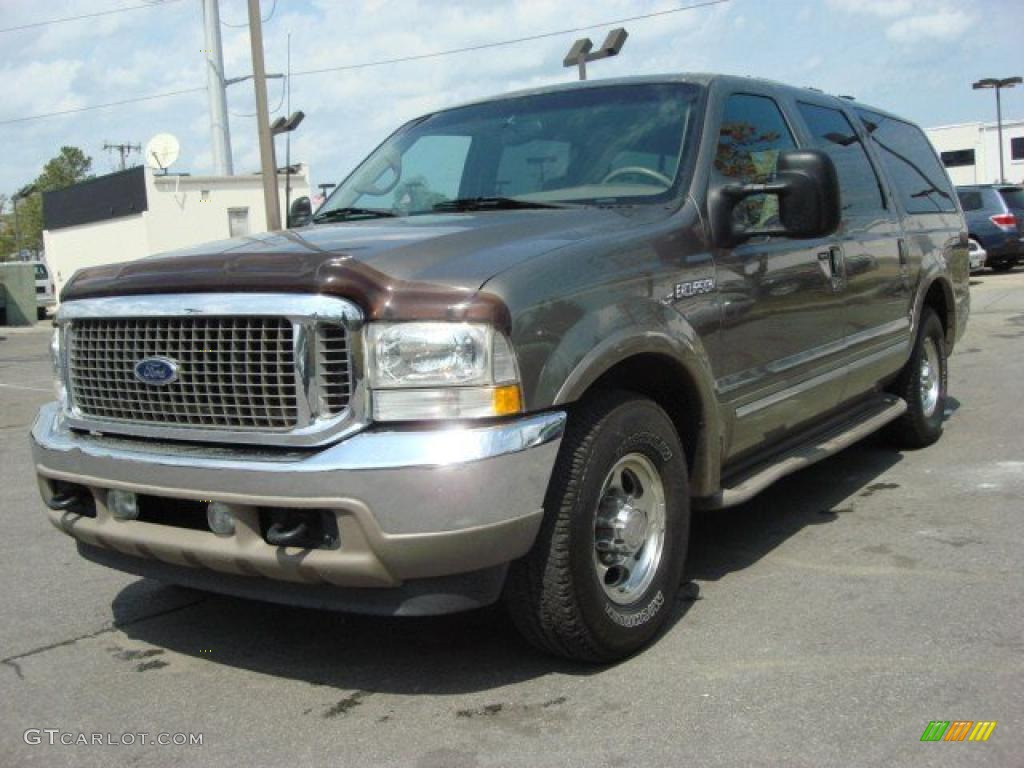 2002 Excursion Limited - Mineral Gray Metallic / Medium Parchment photo #7
