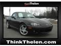 2004 Brilliant Black Mazda MX-5 Miata Roadster  photo #1