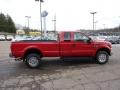 2008 Bright Red Ford F350 Super Duty XLT SuperCab 4x4  photo #5