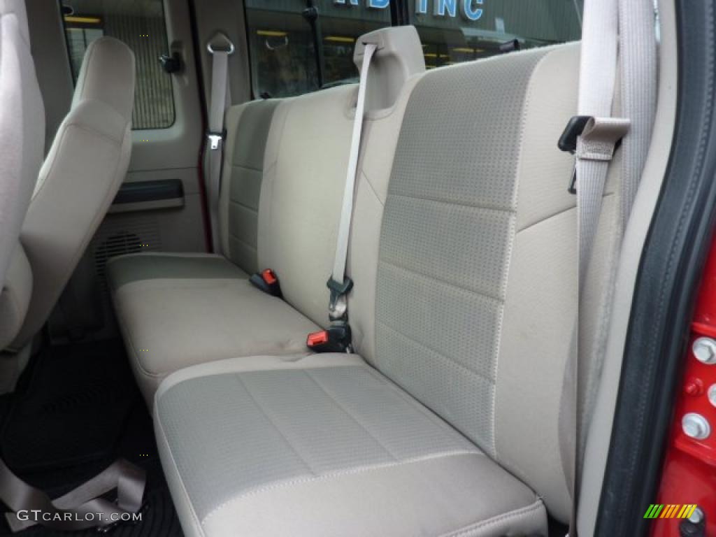 Medium Stone Interior 2008 Ford F350 Super Duty XLT SuperCab 4x4 Photo #47994501