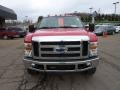 2008 Bright Red Ford F350 Super Duty XLT SuperCab 4x4  photo #10