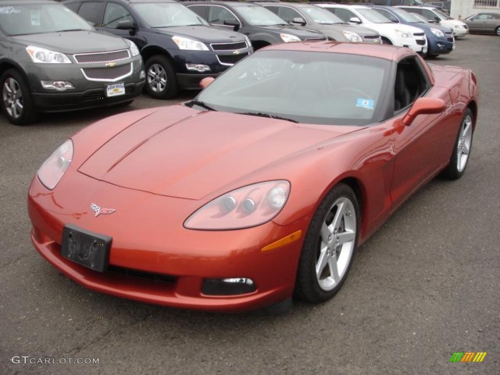 Daytona Sunset Orange Metallic 2005 Chevrolet Corvette Coupe Exterior Photo #47994903