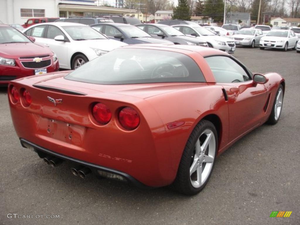 Daytona Sunset Orange Metallic 2005 Chevrolet Corvette Coupe Exterior Photo #47994948