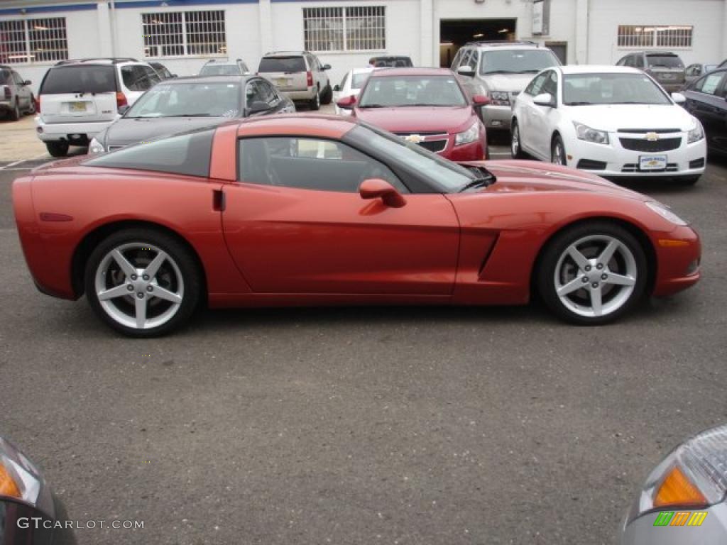 Daytona Sunset Orange Metallic 2005 Chevrolet Corvette Coupe Exterior Photo #47994993