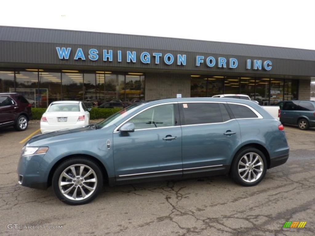 2010 MKT AWD EcoBoost - Steel Blue Metallic / Charcoal Black photo #1