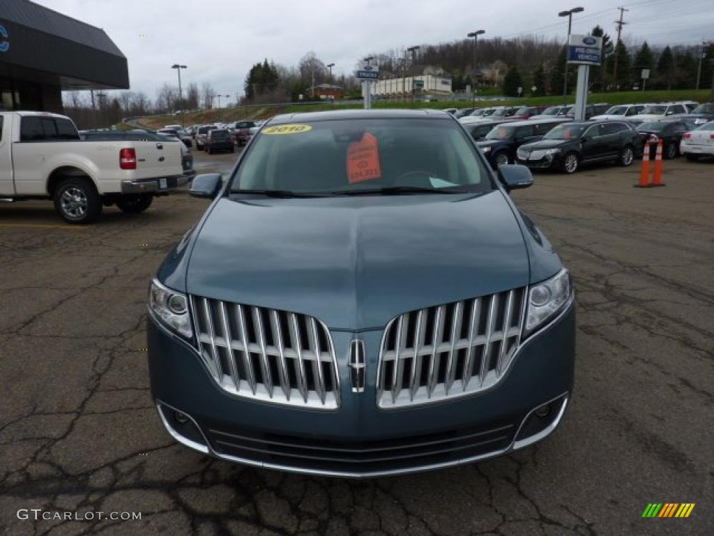 2010 MKT AWD EcoBoost - Steel Blue Metallic / Charcoal Black photo #10