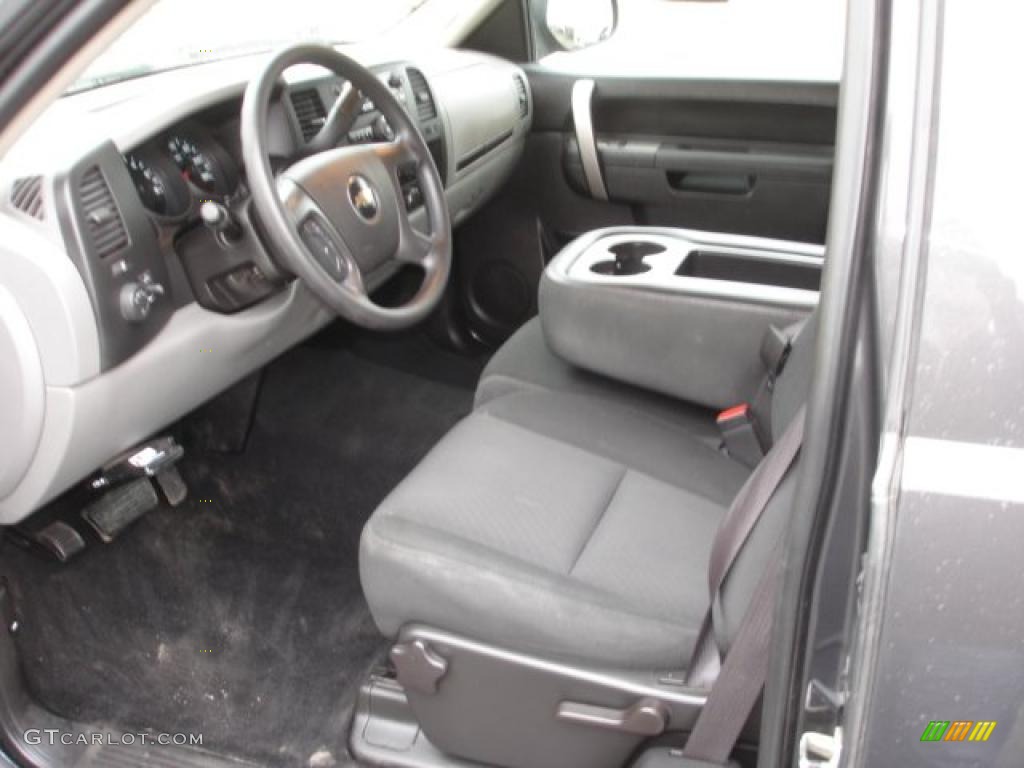 2010 Silverado 1500 LS Extended Cab - Black Granite Metallic / Dark Titanium photo #10