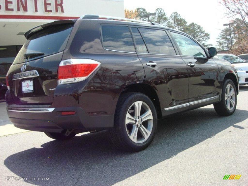 2011 Highlander Limited 4WD - Sizzling Crimson Mica / Ash photo #3