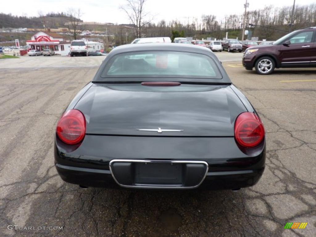Evening Black 2002 Ford Thunderbird Premium Roadster Exterior Photo #47995878