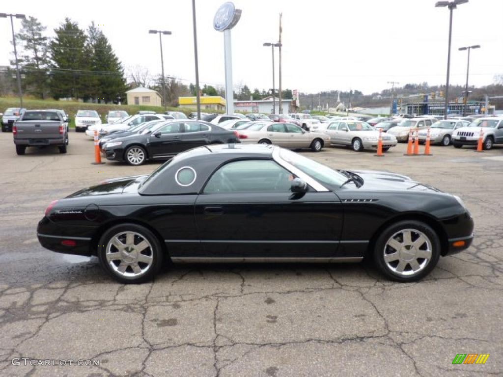 Evening Black 2002 Ford Thunderbird Premium Roadster Exterior Photo #47995908