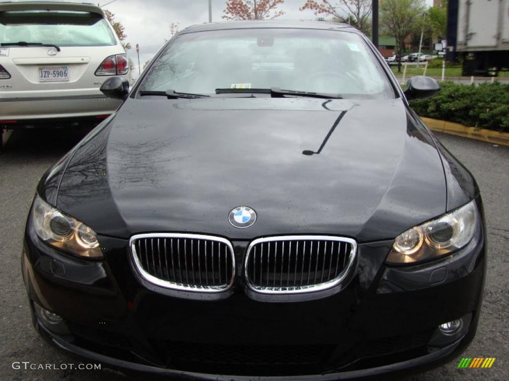 2008 3 Series 328i Convertible - Black Sapphire Metallic / Black photo #11