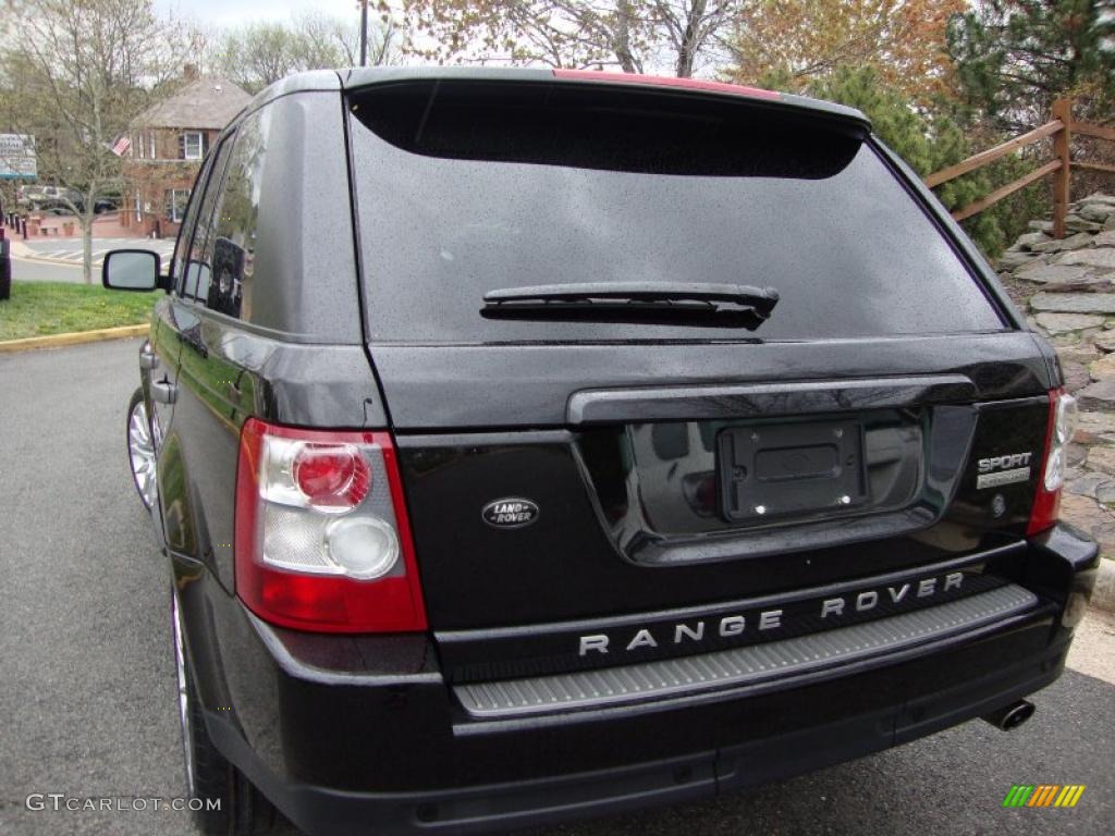 2009 Range Rover Sport Supercharged - Santorini Black / Ivory/Ebony photo #5