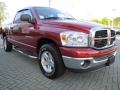 2007 Inferno Red Crystal Pearl Dodge Ram 1500 SLT Quad Cab  photo #7