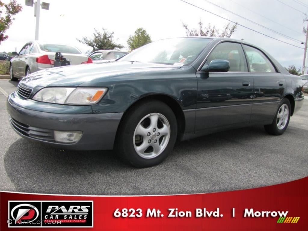 1998 ES 300 - Dark Green Metallic / Beige photo #1