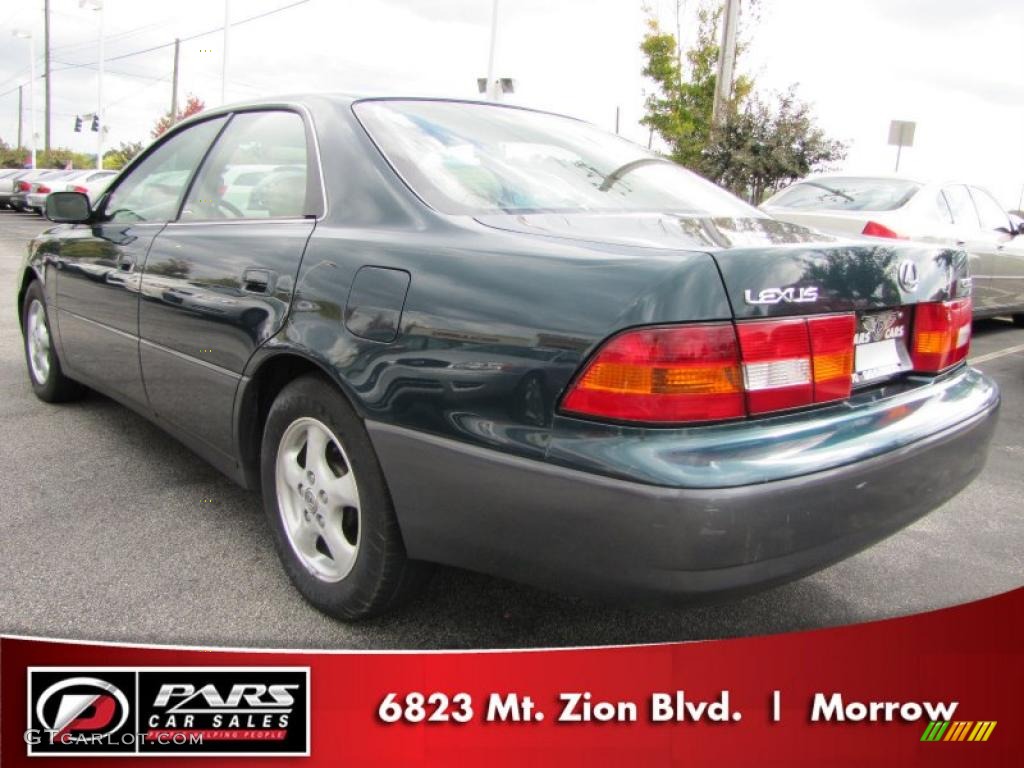 1998 ES 300 - Dark Green Metallic / Beige photo #2