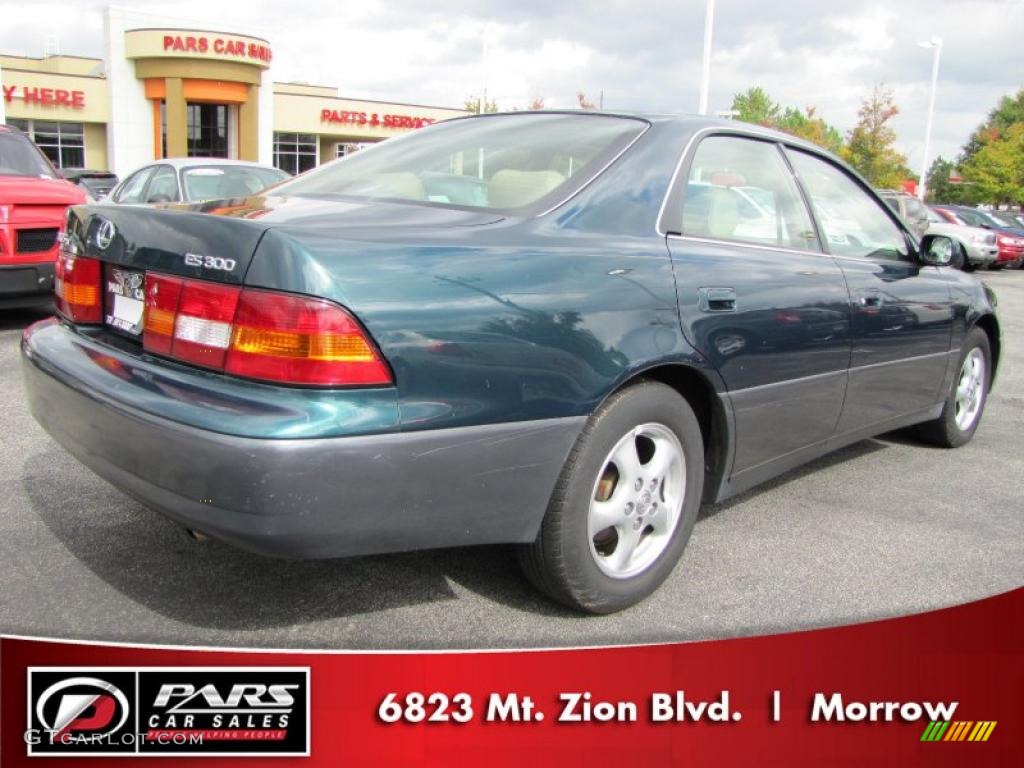 1998 ES 300 - Dark Green Metallic / Beige photo #3