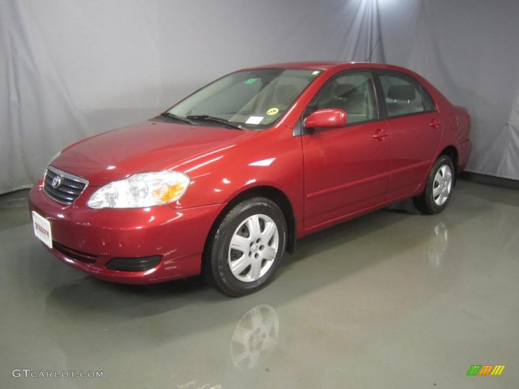 2006 Corolla LE - Impulse Red Pearl / Stone photo #1