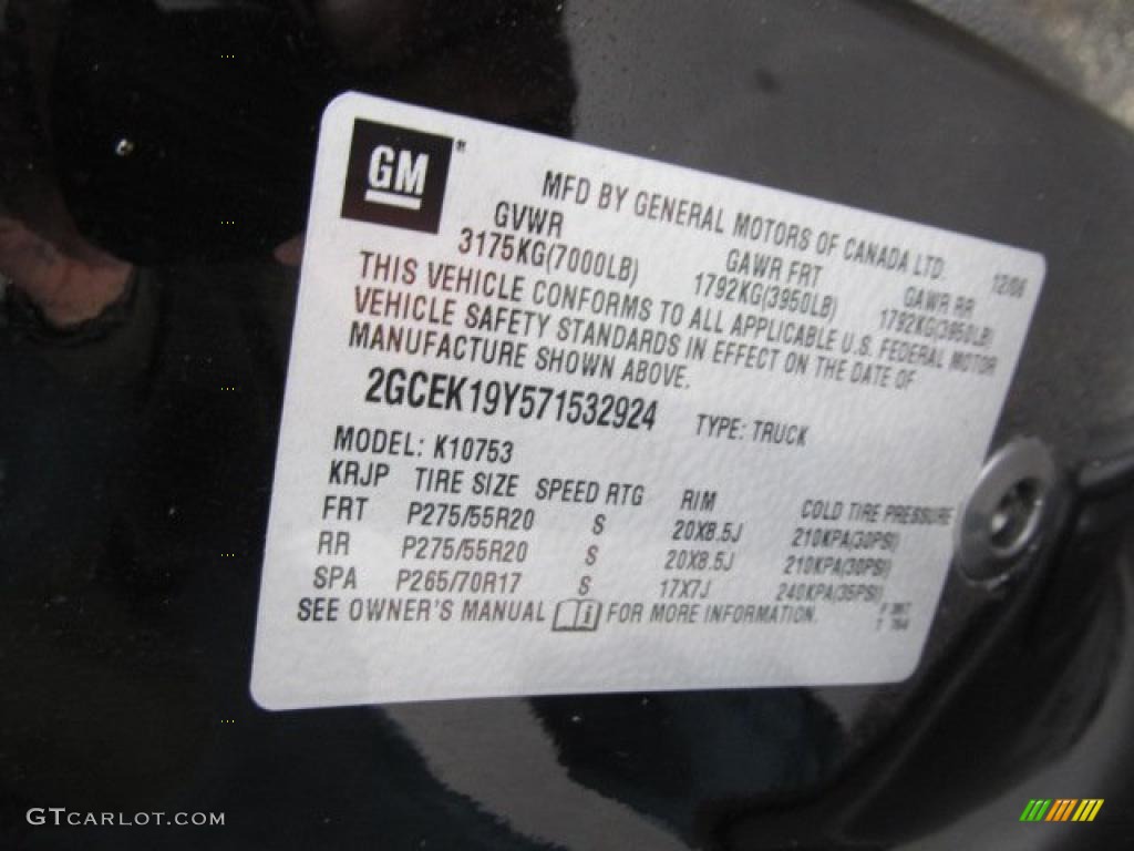 2007 Silverado 1500 LTZ Extended Cab 4x4 - Black / Ebony Black photo #24