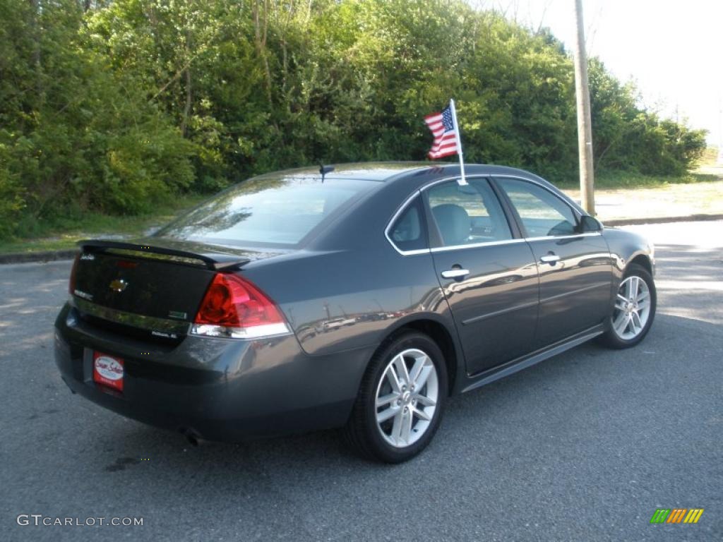 2010 Impala LTZ - Cyber Gray Metallic / Gray photo #3