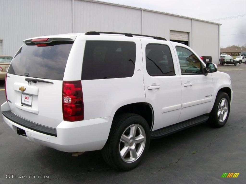 2007 Tahoe LTZ - Summit White / Dark Titanium/Light Titanium photo #4