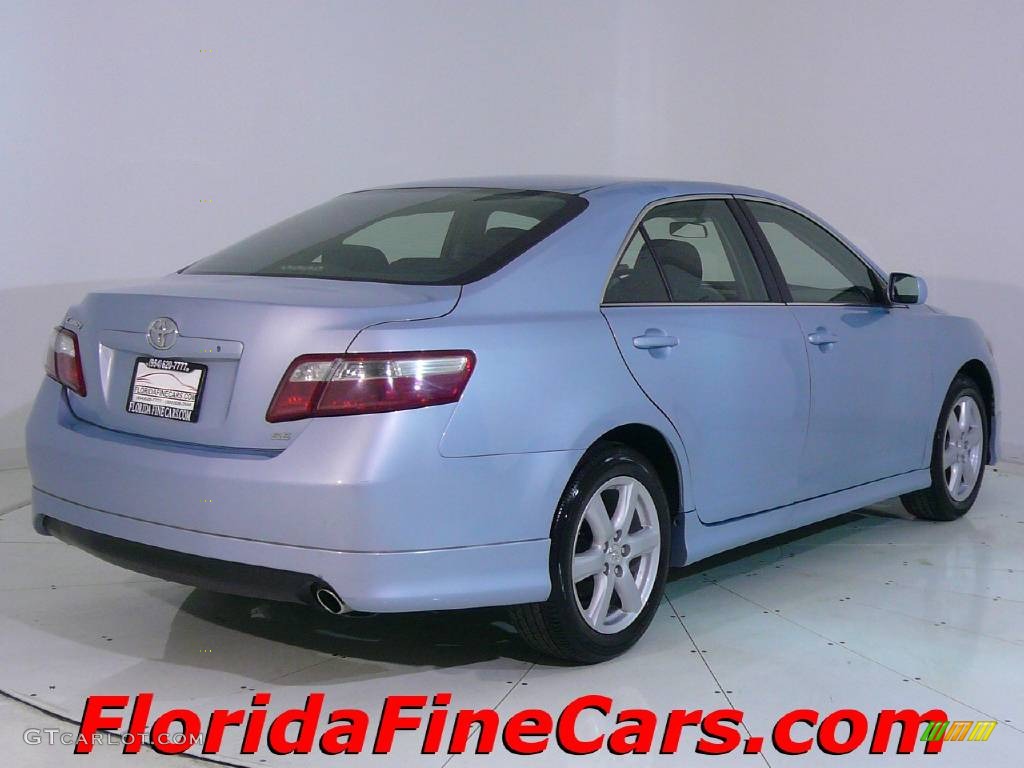 2007 Camry SE - Sky Blue Pearl / Ash photo #2
