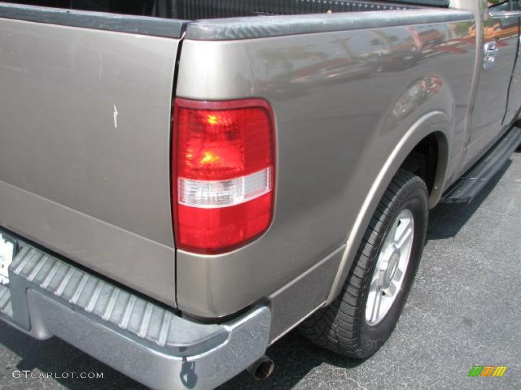 2004 F150 Lariat SuperCrew - Arizona Beige Metallic / Tan photo #10