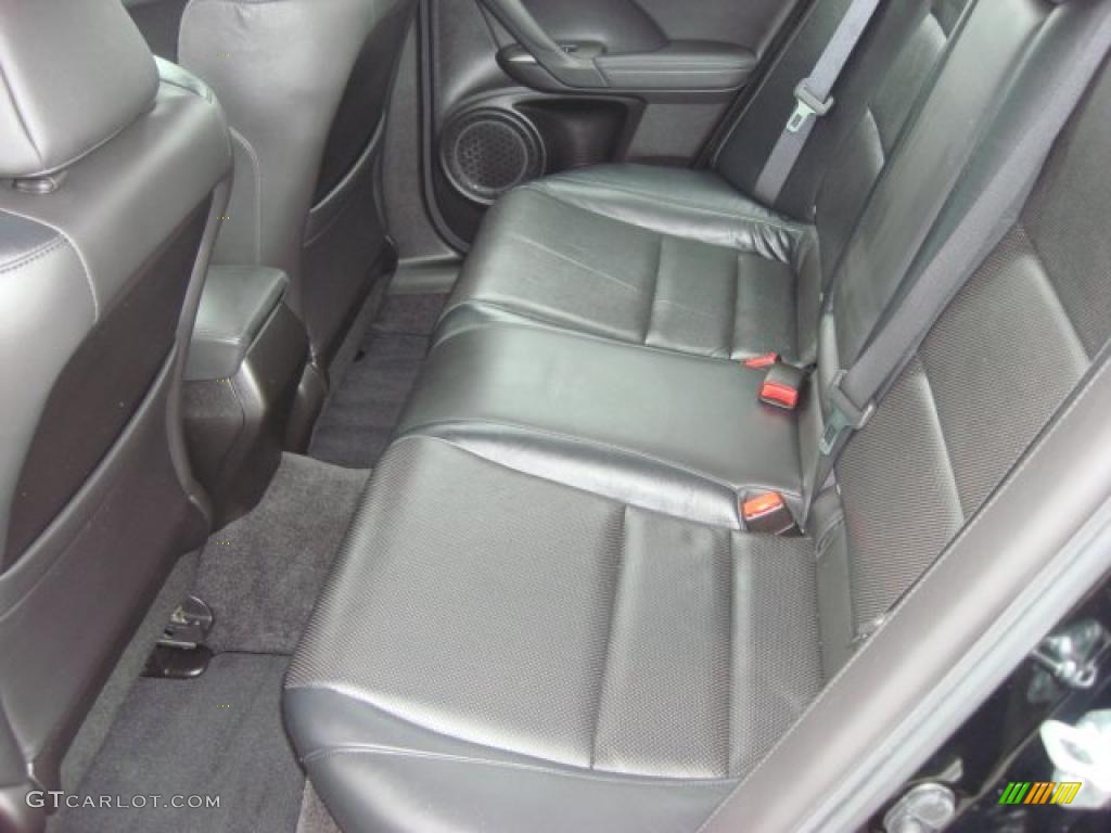 Ebony Interior 2010 Acura TSX V6 Sedan Photo #48001917