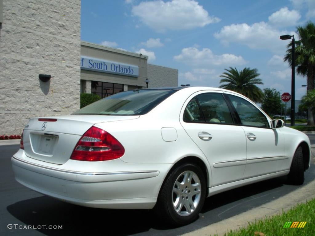 2005 E 320 Sedan - Alabaster White / Stone photo #6