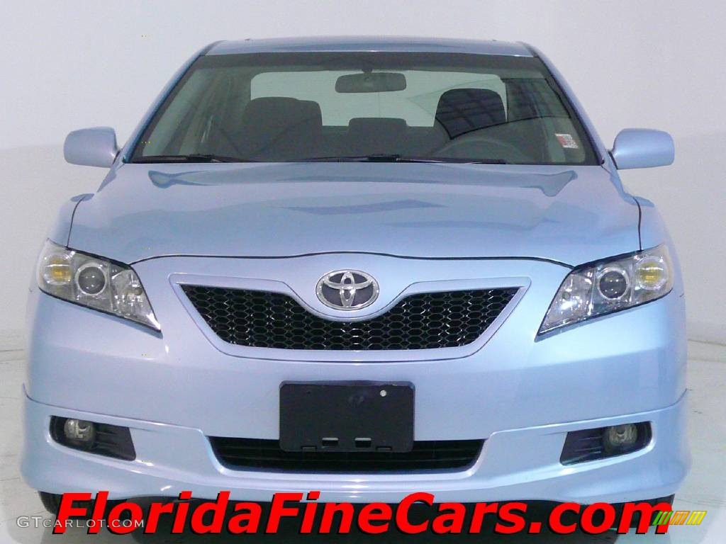 2007 Camry SE - Sky Blue Pearl / Ash photo #5