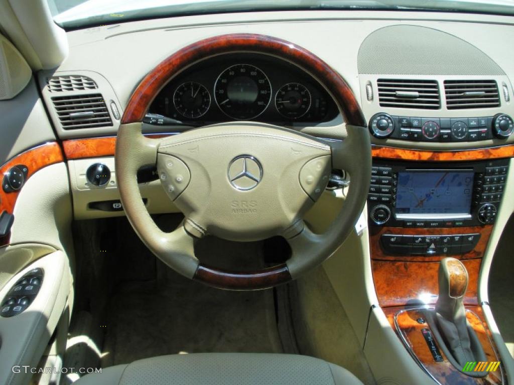 2005 E 320 Sedan - Alabaster White / Stone photo #19