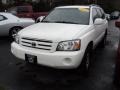 Super White 2005 Toyota Highlander I4