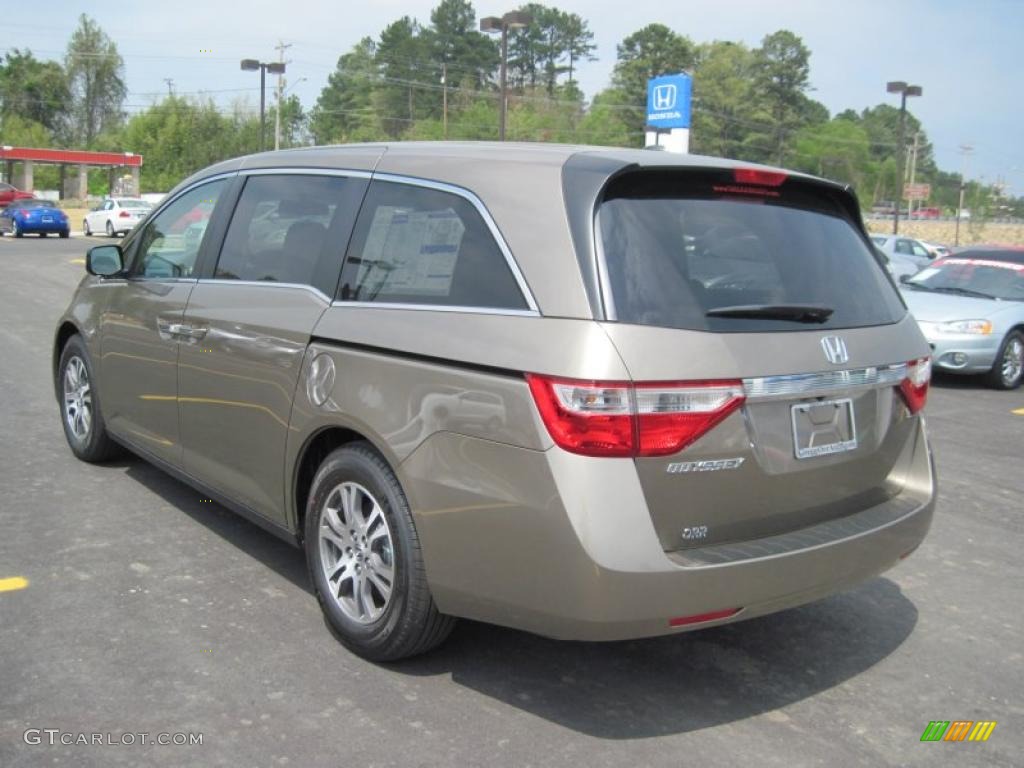 Mocha Metallic 2011 Honda Odyssey EX-L Exterior Photo #48004797