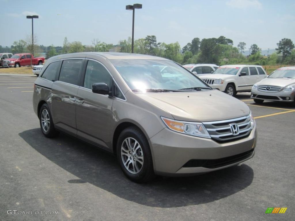 Mocha Metallic 2011 Honda Odyssey EX-L Exterior Photo #48004851