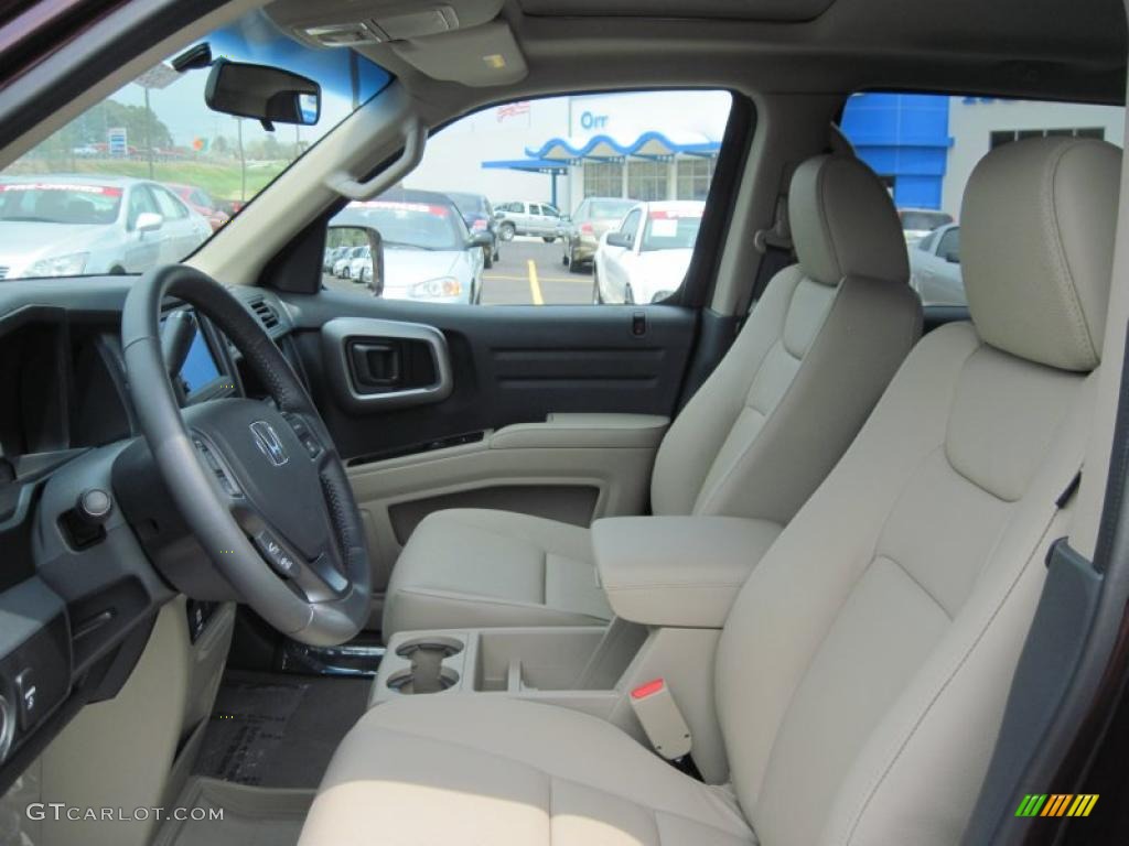 Beige Interior 2011 Honda Ridgeline RTL Photo #48005283