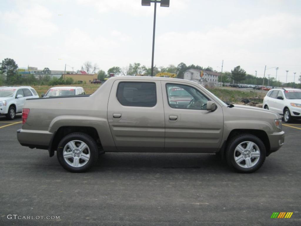 Mocha Metallic 2011 Honda Ridgeline RTL Exterior Photo #48005565
