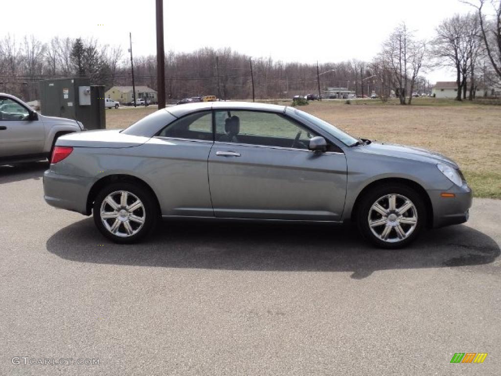 Silver Steel Metallic 2010 Chrysler Sebring Limited Hardtop Convertible Exterior Photo #48006193