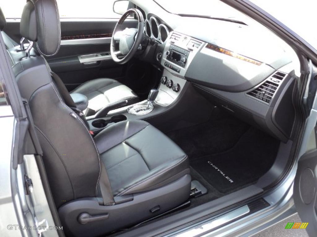 Dark Slate Gray Interior 2010 Chrysler Sebring Limited Hardtop Convertible Photo #48006313