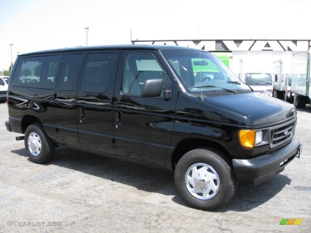 2004 E Series Van E250 Cargo - Black / Medium Flint photo #1