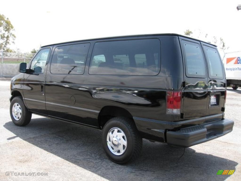 Black 2004 Ford E Series Van E250 Cargo Exterior Photo #48006424