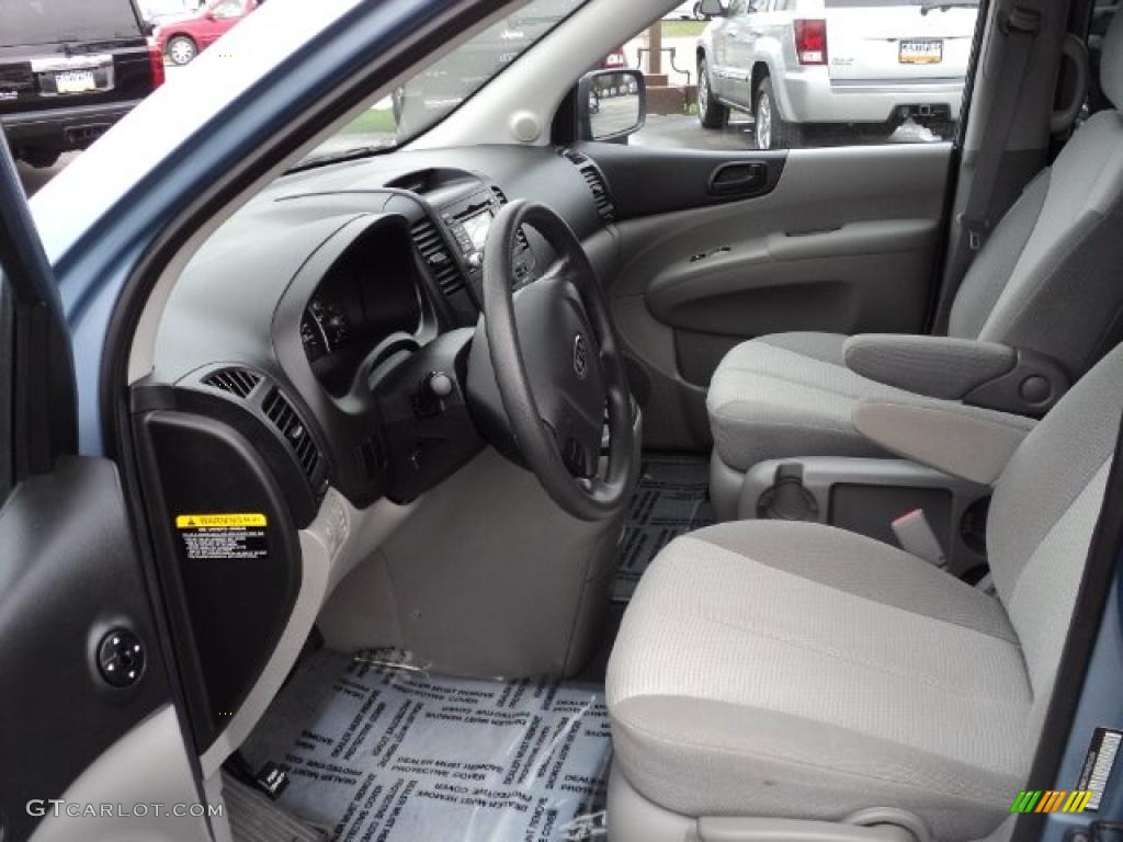 Gray Interior 2009 Kia Sedona LX Photo #48006652