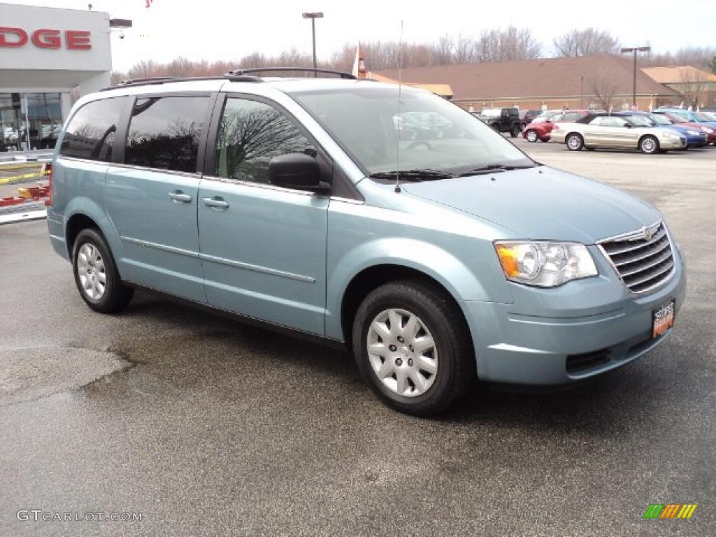 2010 Town & Country LX - Clearwater Blue Pearl / Medium Slate Gray/Light Shale photo #3