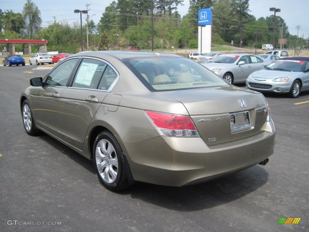 2009 Accord EX-L Sedan - Bold Beige Metallic / Ivory photo #3