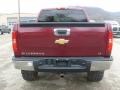 2008 Deep Ruby Metallic Chevrolet Silverado 1500 LT Extended Cab 4x4  photo #4