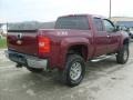 2008 Deep Ruby Metallic Chevrolet Silverado 1500 LT Extended Cab 4x4  photo #5