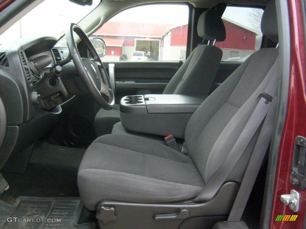 2008 Silverado 1500 LT Extended Cab 4x4 - Deep Ruby Metallic / Ebony photo #11