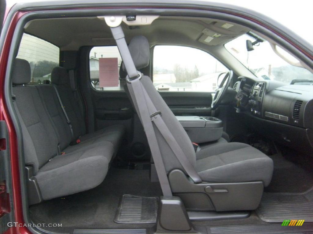 2008 Silverado 1500 LT Extended Cab 4x4 - Deep Ruby Metallic / Ebony photo #17