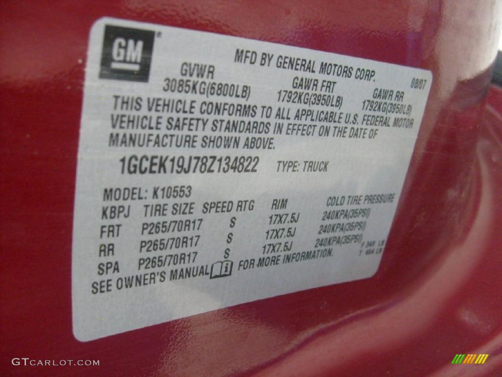 2008 Silverado 1500 LT Extended Cab 4x4 - Deep Ruby Metallic / Ebony photo #21