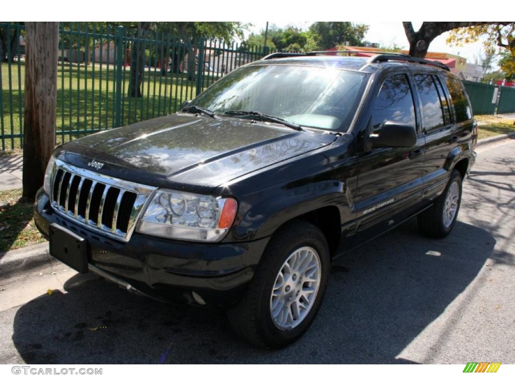 2004 Grand Cherokee Limited 4x4 - Brillant Black Crystal Pearl / Dark Slate Gray photo #1