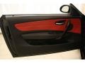 Coral Red 2008 BMW 1 Series 135i Coupe Door Panel